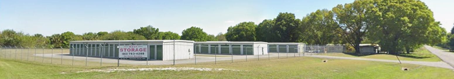 East Storage drive-up storage units in Okeechobee, Florida